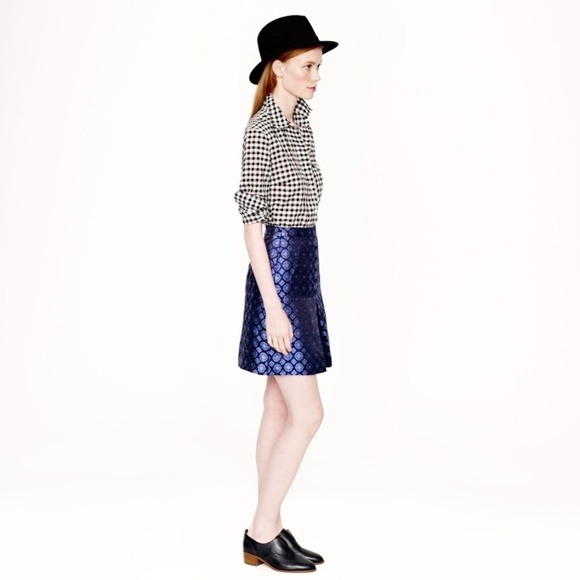 J. CREW Silk Medallion Print Skirt, Sz 10 (NWOT) - Picture 8 of 8